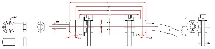DSZ微型拉杆式位移传感器（圆形）